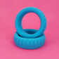 💙 50mm Silicone Cock Ring  .: BLUE :.  d👑