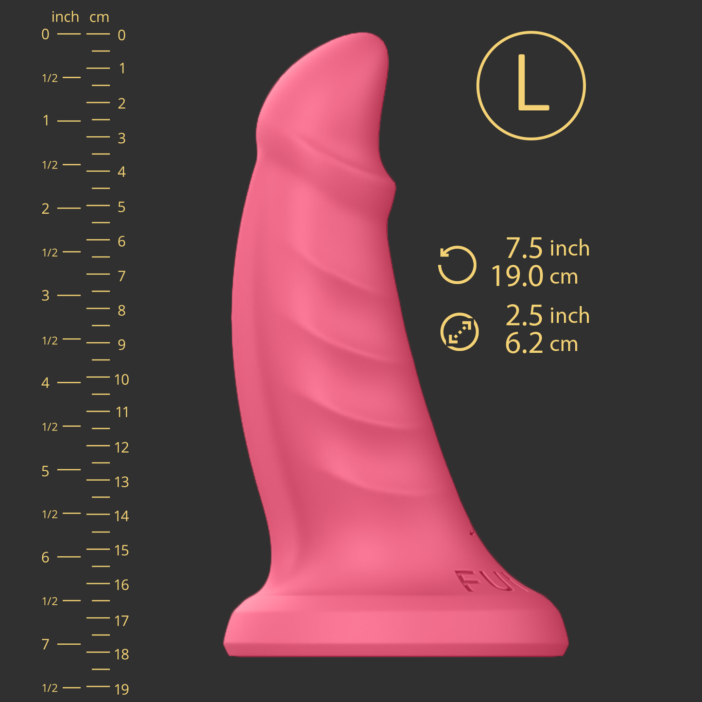 💗 New Large Dildo .QUASAR.  .: PINK :.  d👑